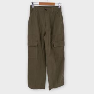 NWT Altar'd State Wide Leg Army Green Cargo Pants M